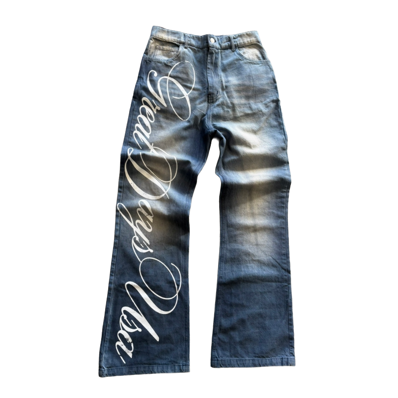 GDUSA Calligraphy Denim